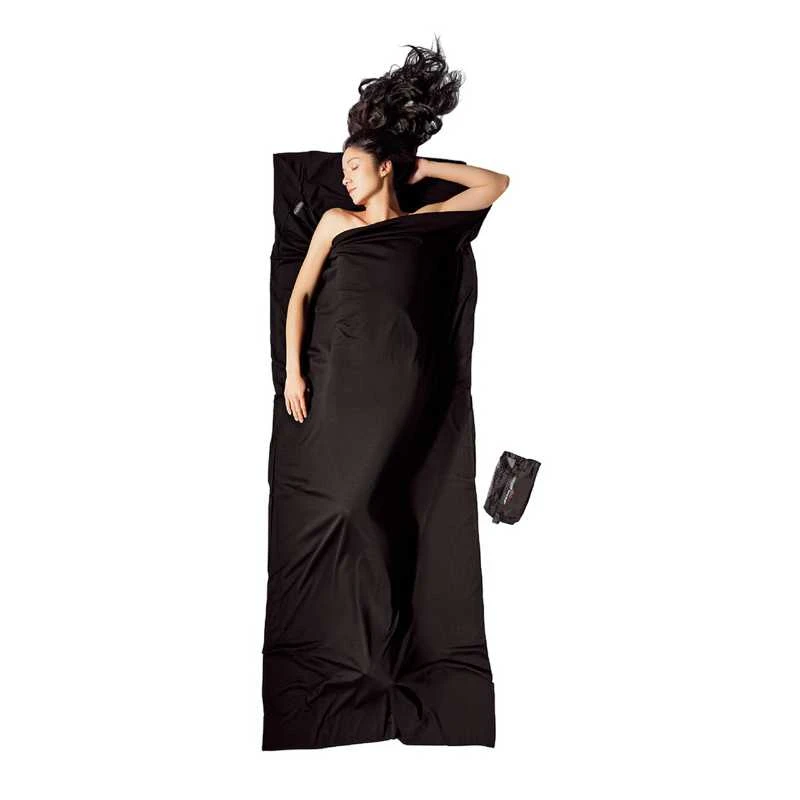 Kelioninė patalynė COCOON Merino Wool TravelSheet - Juoda
