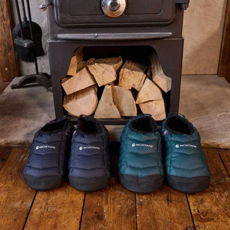 Kelioninės šlepetės Montane Icarus Hut Slipper - Juoda - XS
