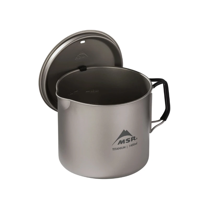 JAV MSR Titan Virdulys 1400 mL titaninis puodas