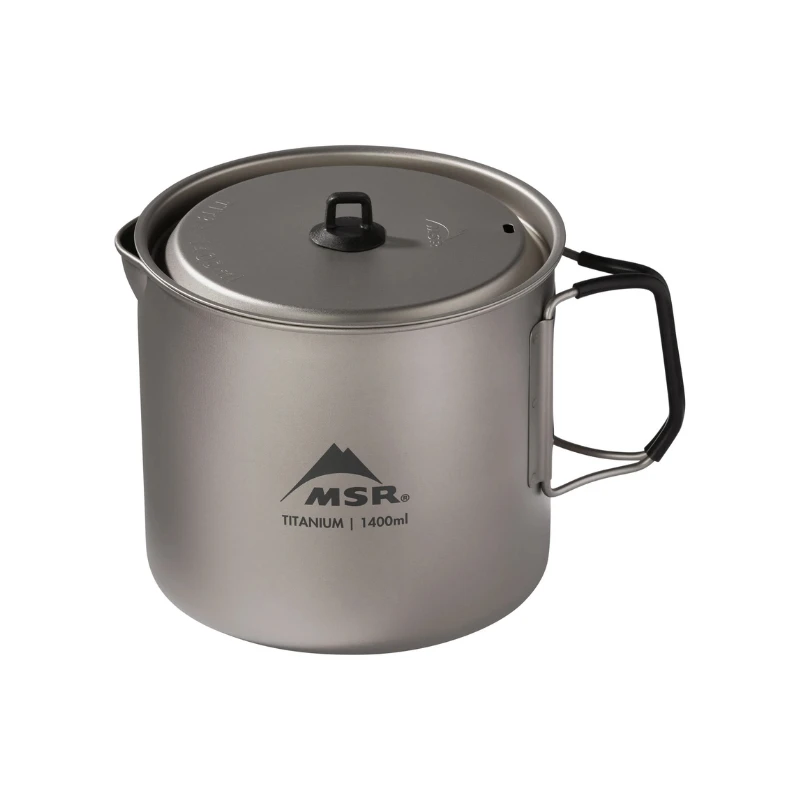 JAV MSR Titan Virdulys 1400 mL titaninis puodas
