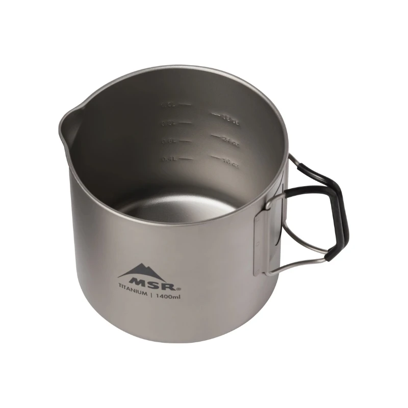 JAV MSR Titan Virdulys 1400 mL titaninis puodas