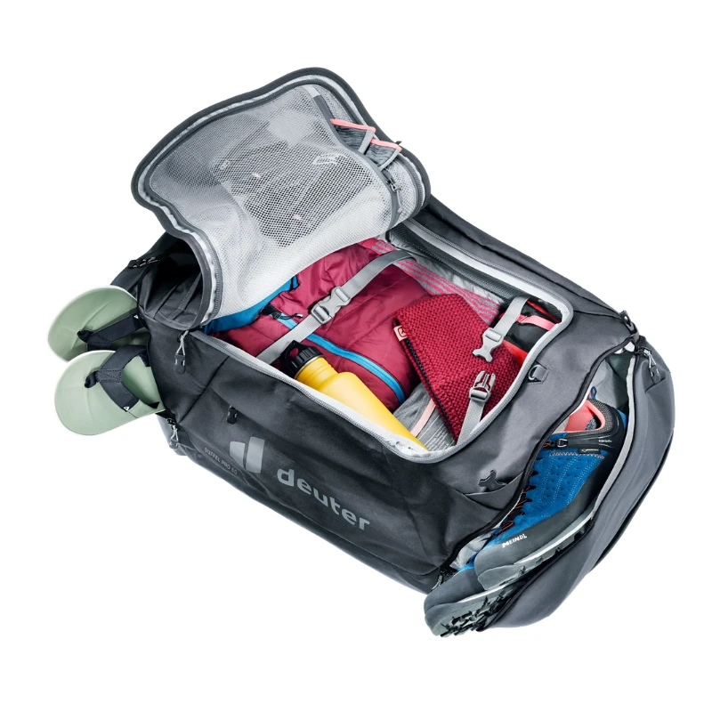 Deuter Duffel Pro 60 Kelioninis krepšys Juoda 60 L
