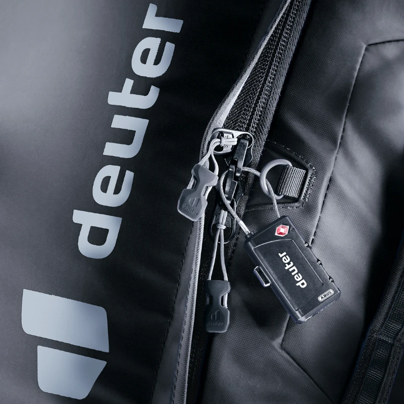 Kelioninis krepšys su ratukais Deuter Duffel Pro Movo 90 - Juoda