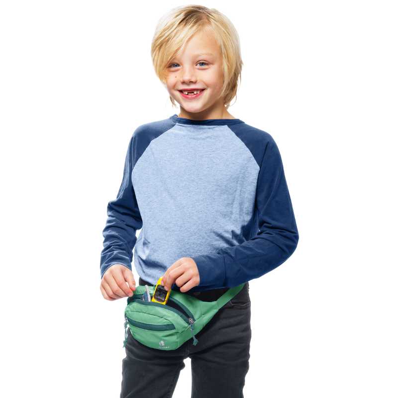 Piniginė ant liemens Deuter Junior Belt - Šviesiai žalia