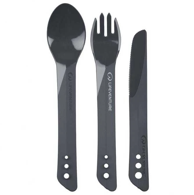 Kelioninių įrankių komplektas Lifeventure Ellipse Camping Cutlery - Elektrinė