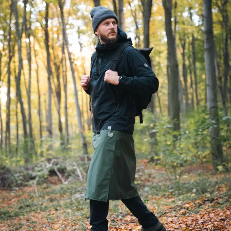 Kiltas nuo lietaus Turbat Isla Kilt - Smaragdinė