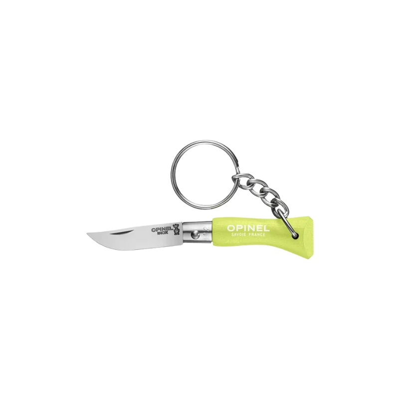 Raktų pakabuko peilis Opinel Colorama 02 Inox, šviesiai žalias