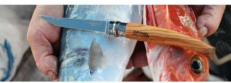 Kišeninis peilis plonais ašmenimis Opinel Nr.12 Alyvmedžio rankena