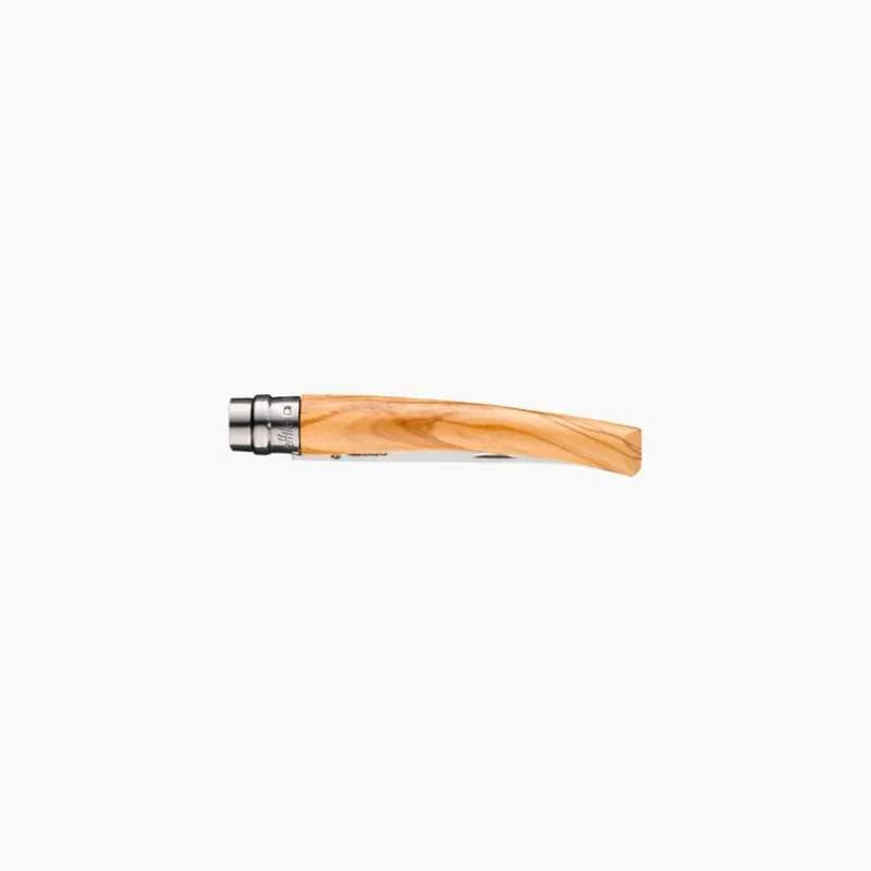Kišeninis peilis plonais ašmenimis Opinel Nr.10 Alyvmedžio rankena