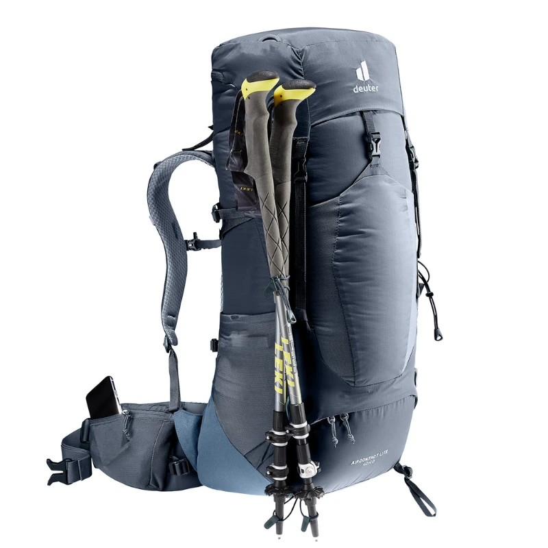 Amber Deuter Aircontact Lite 40+10 moteriška žygio kuprinė, geltona