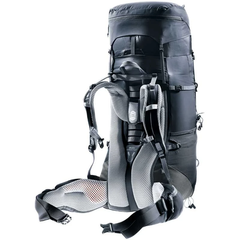 Deuter Aircontact Lite 45+10 SL moteriška žygio kuprinė Juodas