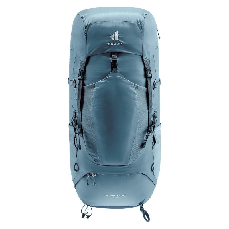 Kuprinė Deuter Aircontact Lite 50 + 10 - Juoda/grafito (juodas/graphene),