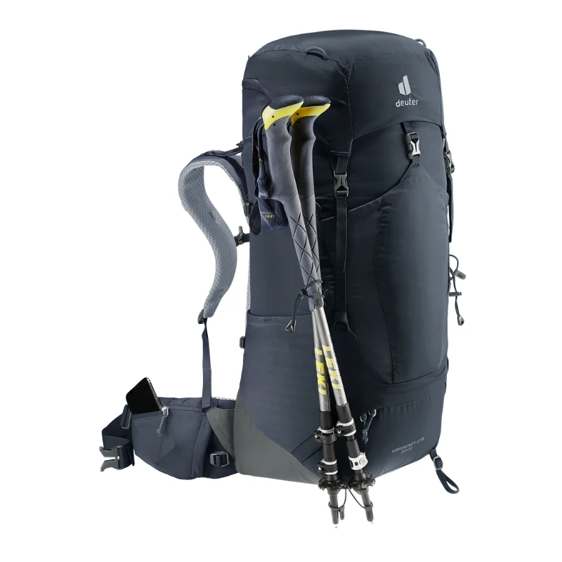 Kuprinė Deuter Aircontact Lite 50+10 - Tamsiai mėlyna