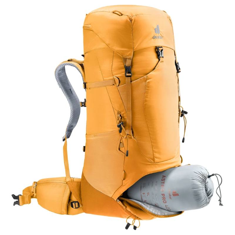 Kuprinė Deuter Aircontact Lite 50 + 10 - Juoda/grafito (juodas/graphene),
