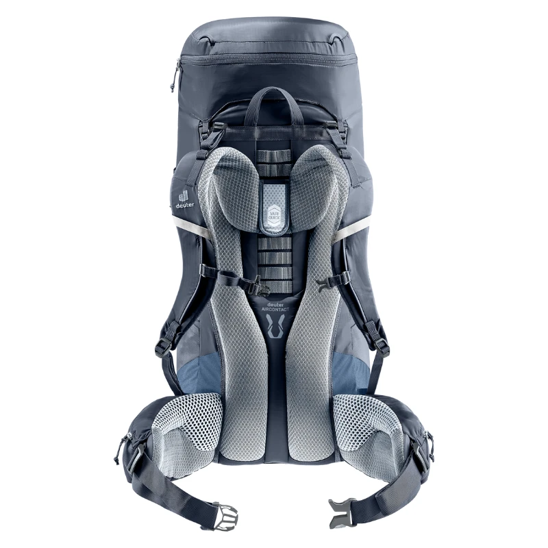 Kuprinė Deuter Aircontact Lite 50 + 10 - Juoda/grafito (juodas/graphene),
