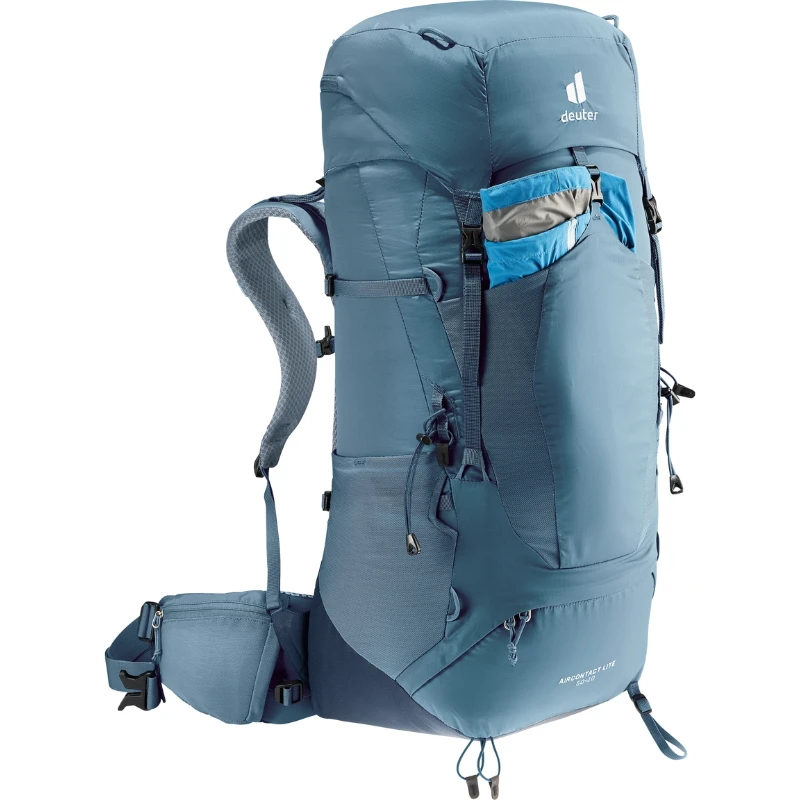 Kuprinė Deuter Aircontact Lite 50 + 10 - Juoda/grafito (juodas/graphene),