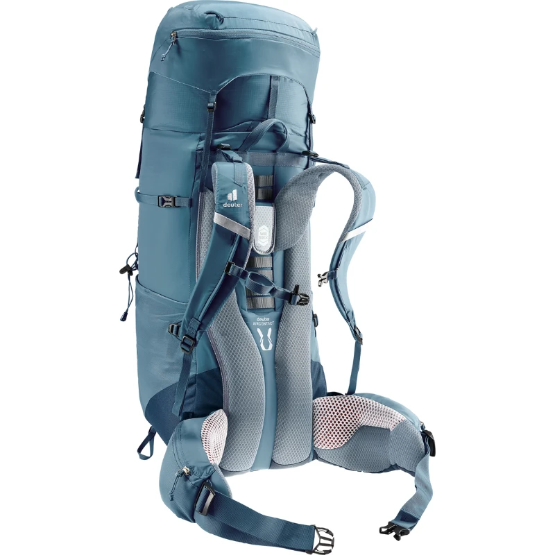 Kuprinė Deuter Aircontact Lite 50 + 10 - Juoda/grafito (juodas/graphene),