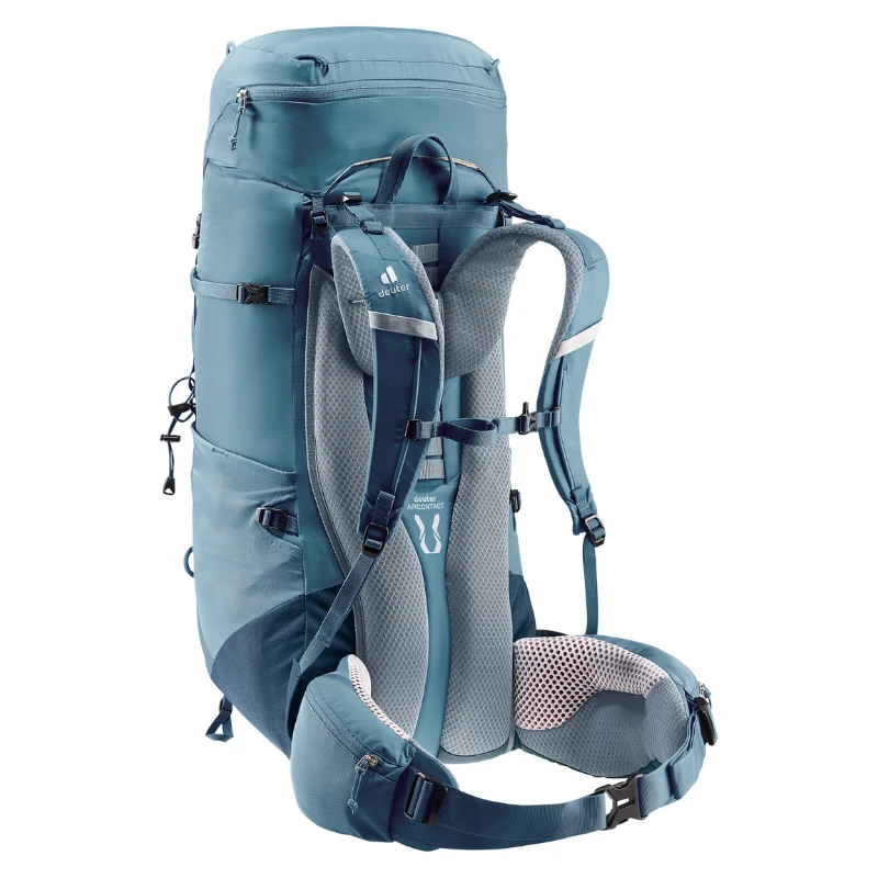 Kuprinė Deuter Aircontact Lite 50 + 10 - Juoda/grafito (juodas/graphene),