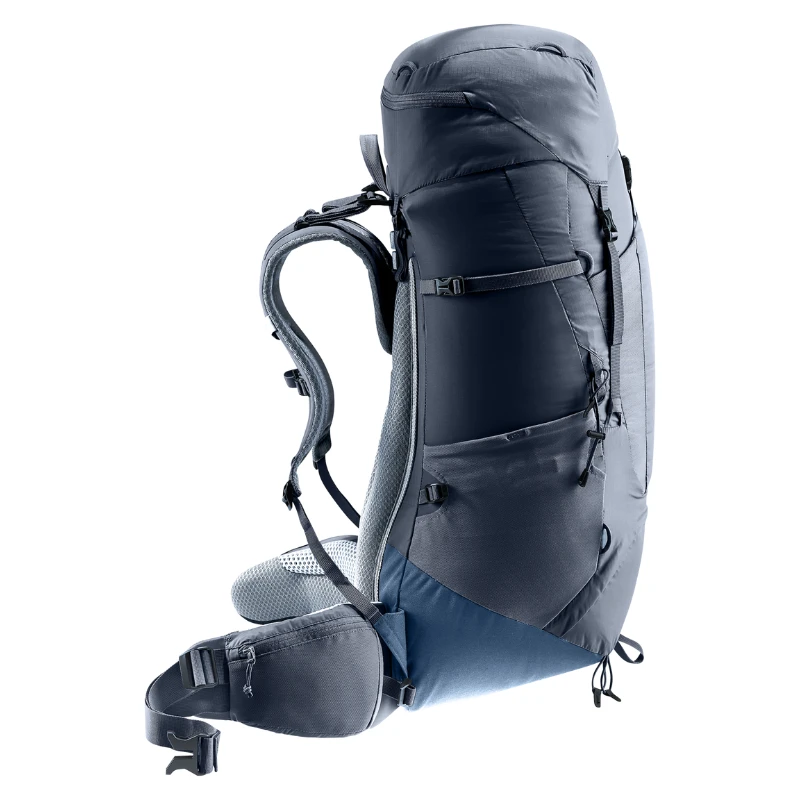 Kuprinė Deuter Aircontact Lite 50 + 10 - Juoda/grafito (juodas/graphene),