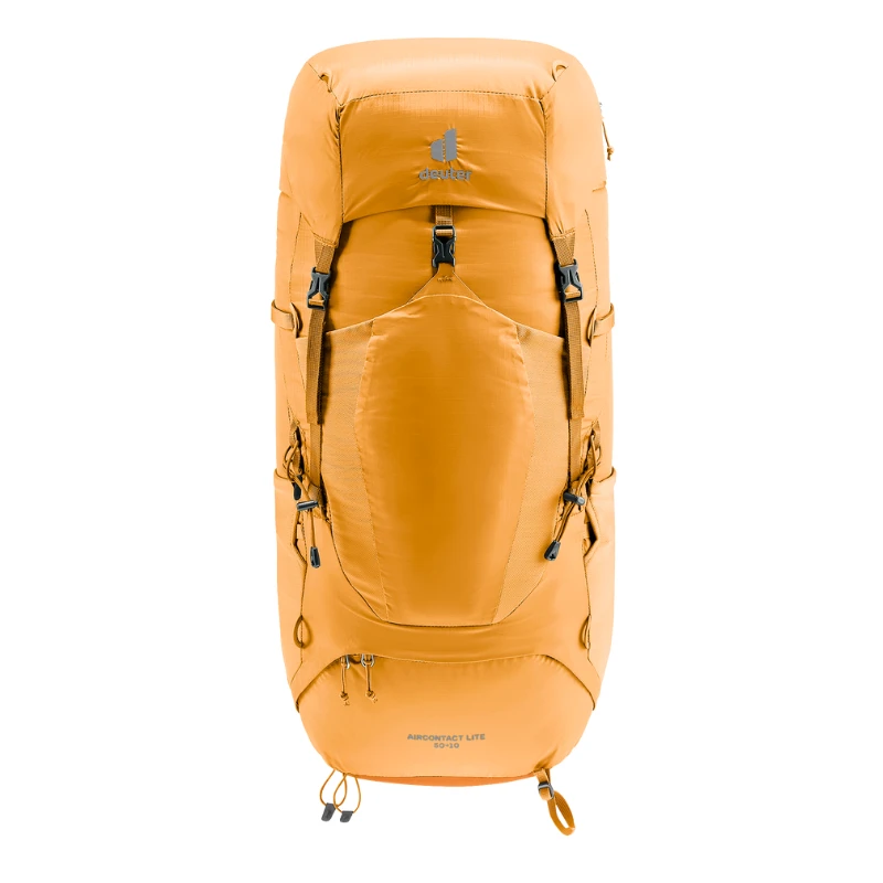 Kuprinė Deuter Aircontact Lite 50 + 10 - Juoda/grafito (juodas/graphene),