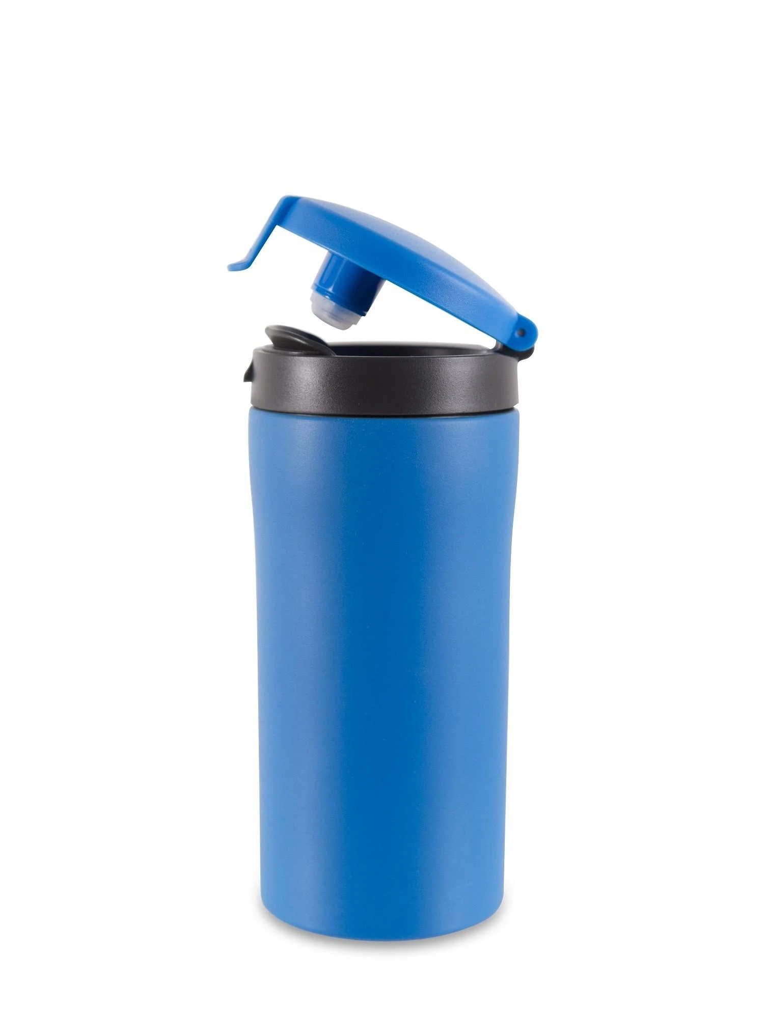 Lifeventure Flip-Top termo puodelis - Juoda