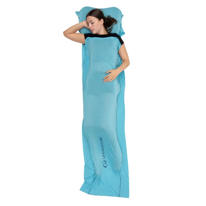 Miegmaišio įdėklas Lifeventure Coolmax Sleeping Bag Liner - Mumija