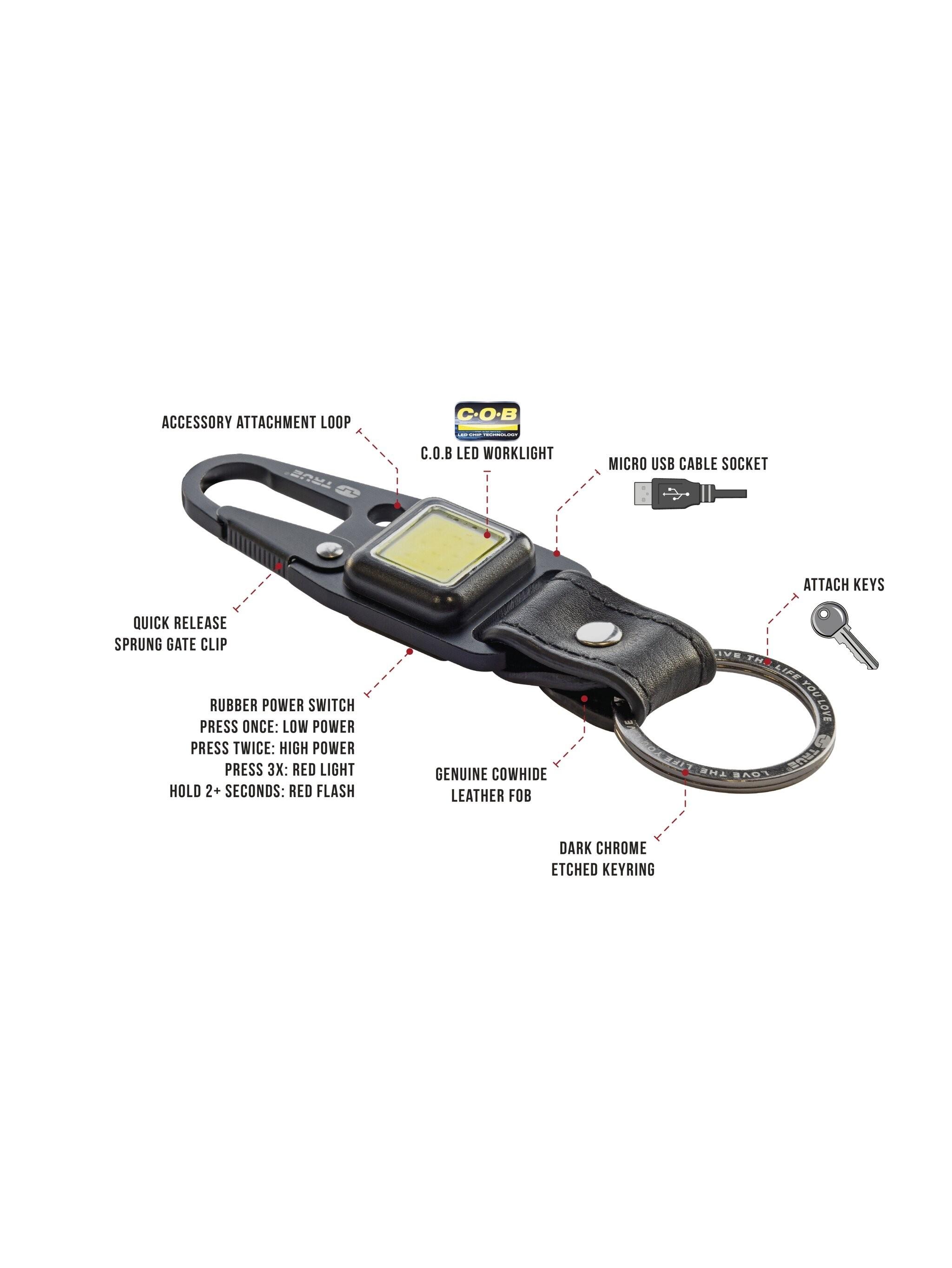 Mini prožektorius True Utility Cliplite