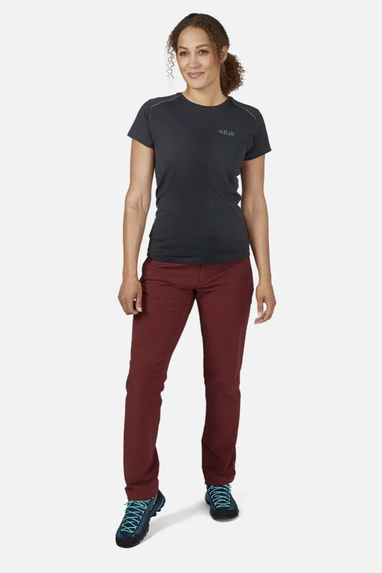 Moteriškos kelnės Rab Incline Pants Wmns Reg Leg - M - Tamsiai pilka