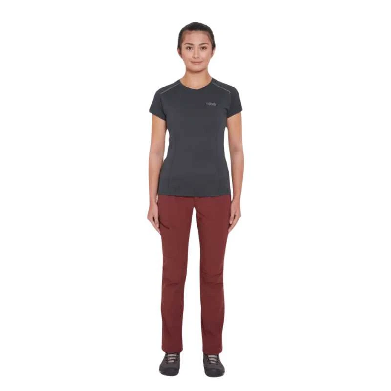 Moteriškos patrumpintos kelnės Rab Incline Pants Wmns Short Leg - XL - Tamsiai pilka