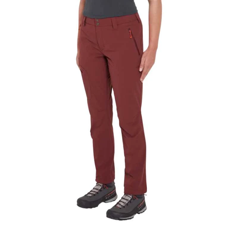 Moteriškos prailgintos kelnės Rab Incline Pants Wmns Long Leg - XS - Tamsiai pilka