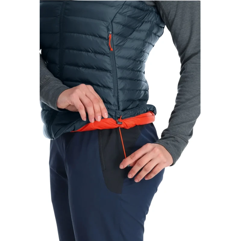 Moteriška liemenė Rab Microlight Vest Wmns - Pilka - XXL