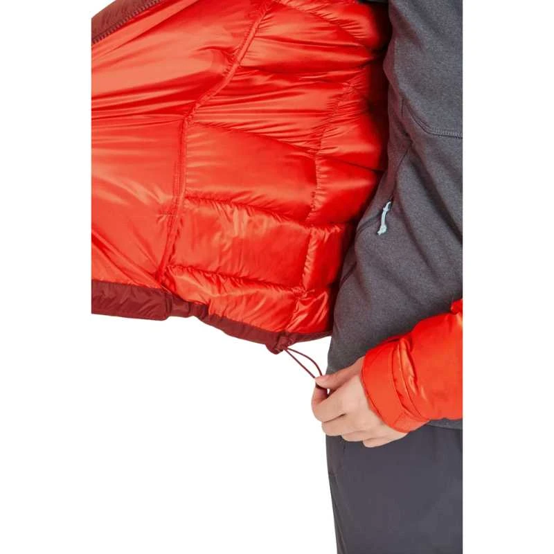 Moteriška pūkinė striukė Rab Glaceon Pro Jacket Wmns - Tamsiai pilka - XXXL