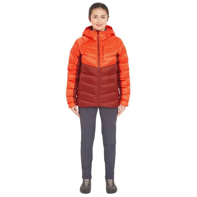 Moteriška pūkinė striukė Rab Glaceon Pro Jacket Wmns - Tamsiai pilka - XXXL