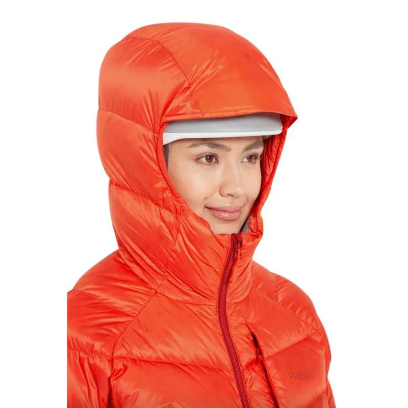 Moteriška pūkinė striukė Rab Glaceon Pro Jacket Wmns - Tamsiai pilka - XXXL