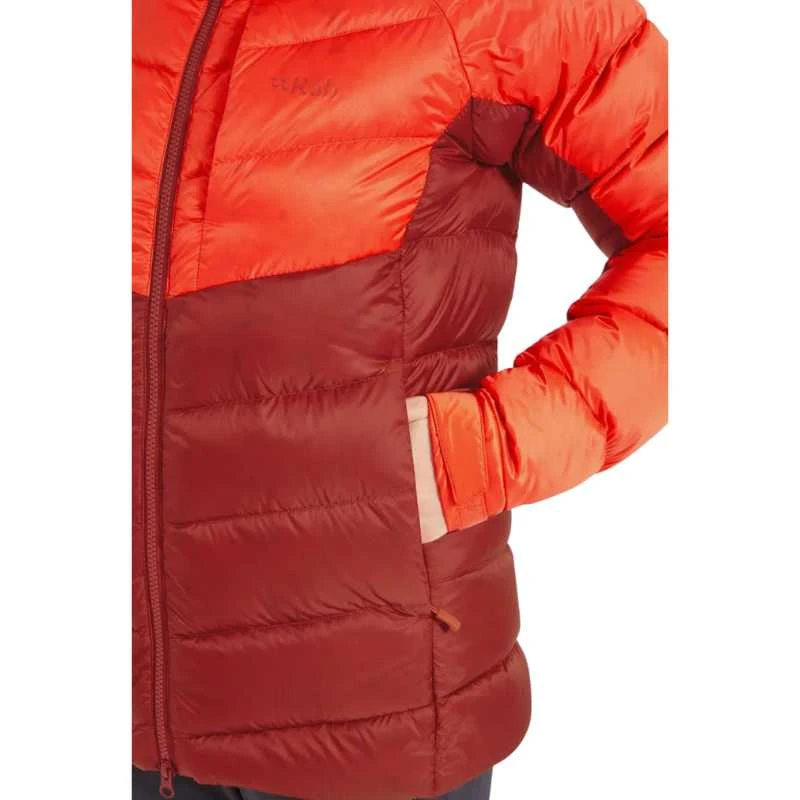 Moteriška pūkinė striukė Rab Glaceon Pro Jacket Wmns - Tamsiai pilka - XXXL