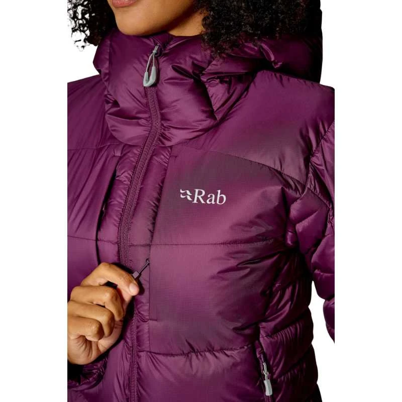 Moteriška pūkinė striukė Rab Positron Pro Hoody Wmns - Tamsiai mėlyna - L