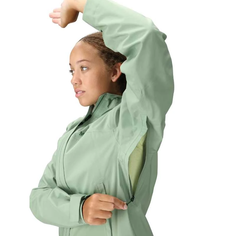 Moteriška striukė Marmot W Precip Eco Pro Jacket - Juoda - XL