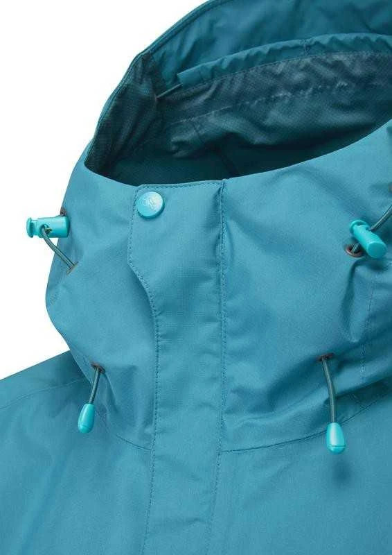 Moteriška striukė nuo lietaus Rab Downpour Eco Jacket - M - Salotinė