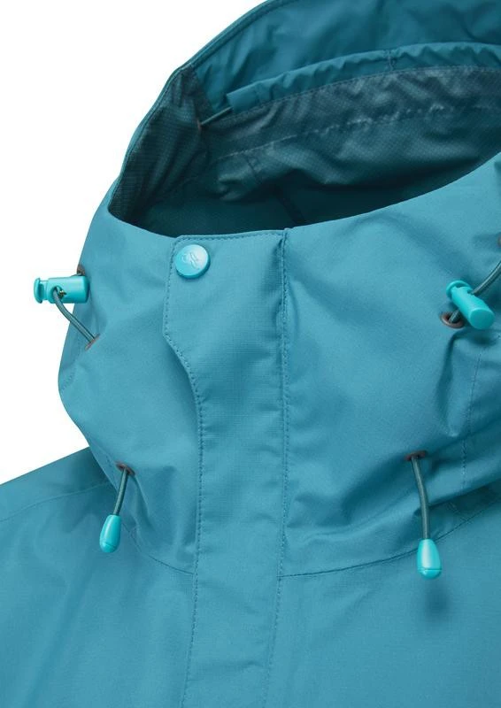 Moteriška striukė nuo lietaus Rab Downpour Eco Jacket - XS - Elektrinė/geltona