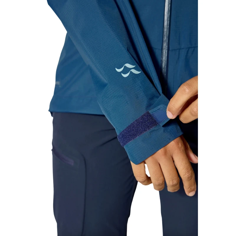 Moteriška striukė nuo lietaus Rab Downpour Mountain Jacket Wmns - XS - Melsva