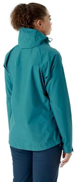 Moteriška striukė nuo lietaus Rab Downpour Eco Jacket - S - Žalia