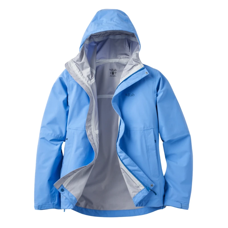 Moteriška striukė nuo lietaus Rab Downpour Mountain Jacket Wmns - XS - Melsva
