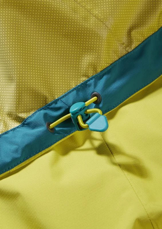 Moteriška striukė nuo lietaus Rab Downpour Eco Jacket - XS - Elektrinė/geltona
