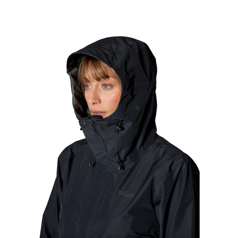 Moteriška striukė nuo lietaus Rab Downpour Eco Jacket - XS - Elektrinė/geltona
