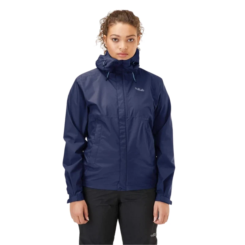 Moteriška striukė nuo lietaus Rab Downpour Eco Jacket - L - Salotinė