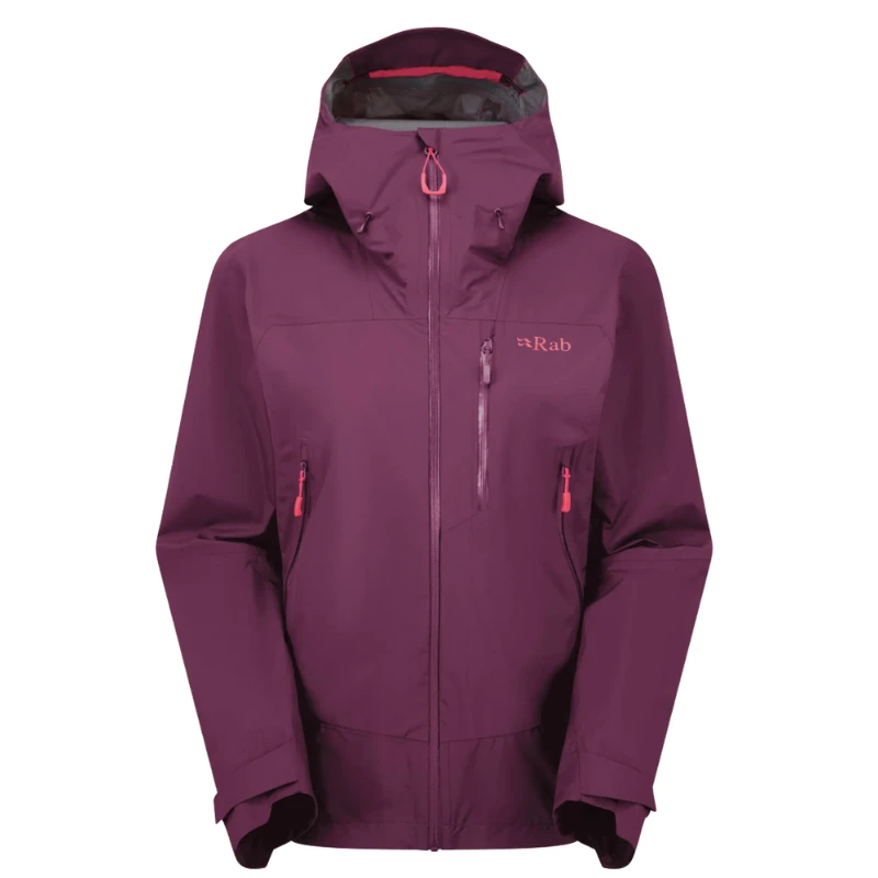 Moteriška striukė nuo lietaus Rab Downpour Mountain Jacket Wmns - XS - Melsva