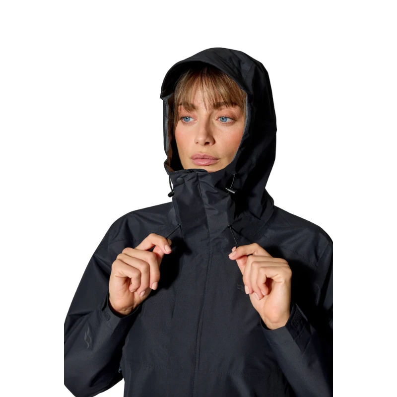 Moteriška striukė nuo lietaus Rab Downpour Eco Jacket - L - Salotinė