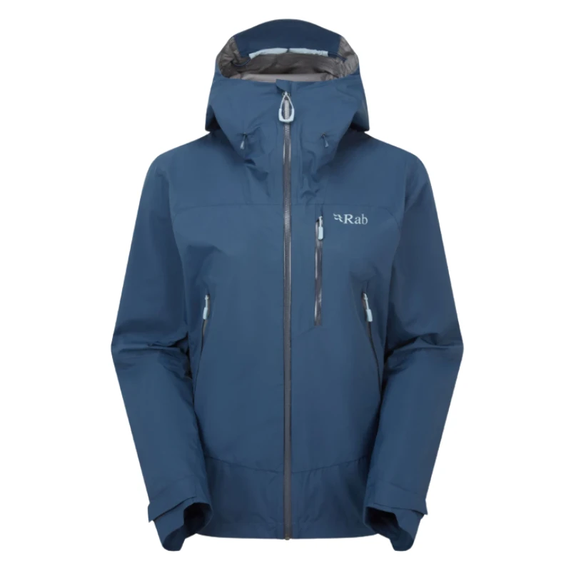 Moteriška striukė nuo lietaus Rab Downpour Mountain Jacket Wmns - XS - Melsva