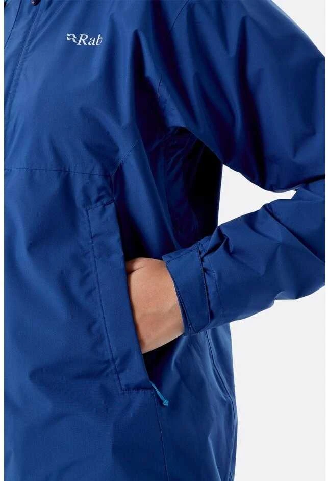 Moteriška striukė nuo lietaus Rab Downpour Eco Jacket - M - Deep ink