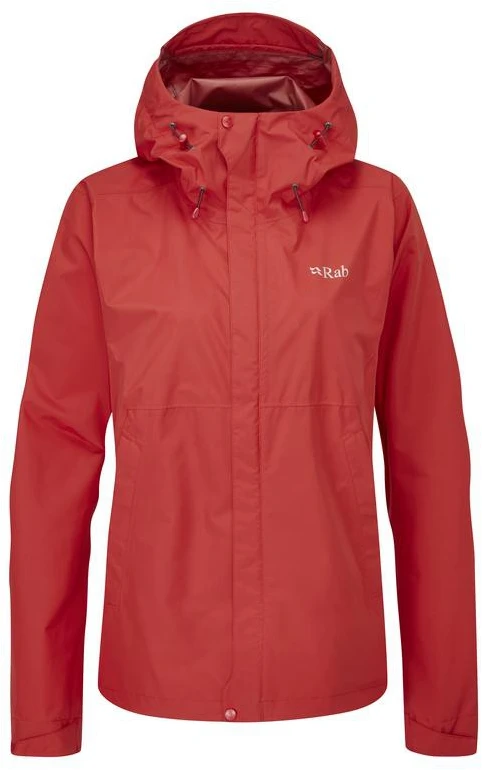 Moteriška striukė nuo lietaus Rab Downpour Eco Jacket - S - Žalia